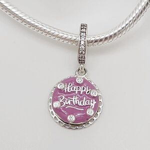 Pandora Pink Birthday Cake Dangle Charm